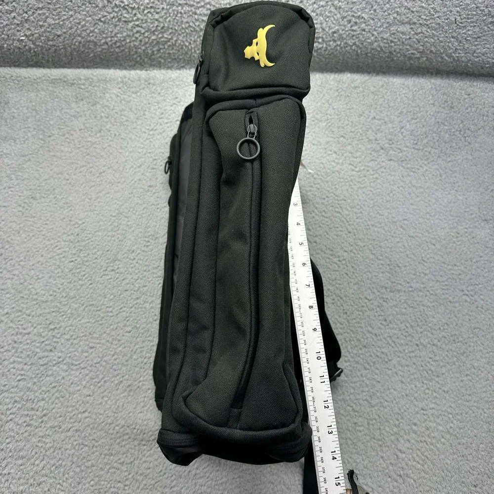 NWT Under Armour 1376459-002 UA Project Rock Duffle Backpack Black/Gold Gym Bag